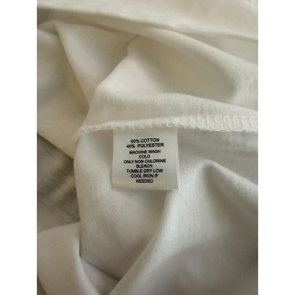 Calligraphie Women's White Eyelet Puff Sleeve Top Size XL - Picture 7 of 7